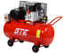 Компрессор пневматический 220В 4.0кВт 8атм. 500л/мин. ресивер-200л поршн. ремен. одноступенчатый GTE