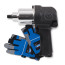 Pneumatic impact wrench 1/2", 881nm, complete with anti-vibration gloves KING TONY P33411-050E