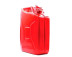 Metal canister 20 liters red