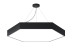 Светильник LED ЭРА Geometria SPO-122-B-40K-066 Hexagon 66Вт 4000К 5300Лм IP40 800*800*80 черный подвесной