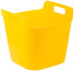 Flexible plastic rectangular bucket 340x370 mm, 26.5 l
