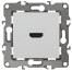 Розетка ЭРА Серия 12 12-3114-01 HDMI IP20 белый