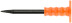 A spike-shaped chisel with a plastic tread 250x14 mm