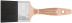 The brush is fluted, thick. 16 mm, 70% PBT/30% black natural. bristles, stainless steel crimp, width 70 mm