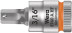 8740 A Hex-Plus HF Zyklop Головка торцевая со вставкой под внутренний шестигранник, DR 1/4", с фиксацией крепежа, 3/16" x 28 мм
