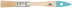 Flute brush, natural light bristles, wooden handle 1/2" (13 mm)