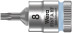 8767 A HF TORX® Zyklop End head with insert, DR 1/4", with fixing function, TX 8 x 28 mm