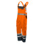 Work overalls, signal, waterproof, orange, size L