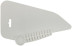 Pressure spatula, "Standard", for wallpaper, plastic, white 280 mm