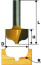 Groove shaped milling cutter F31,3x16mm R6,4mm xb 8mm