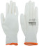 Перчатки белые, полиэстер с обливкой из полиуретана (водоотталкивающие), р-р М/8