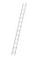 Single-section aluminum ladder with 12 steps AL 1x12 P70