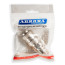 Fitting mom with external thread 3/8M, nickel-plated steel, pack. 1 pc.