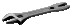 Adjustable wrench, length 205/grip 32 mm