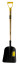 A large shovel with a wooden handle 740 mm and a handle LBSCH2P