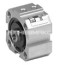Compact pneumatic cylinder with front return spring, piston diameter 32mm, stroke 5mm