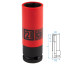 Deep impact socket 1/2", 21 mm, thin-walled, plastic protection KING TONY 494521M