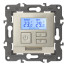14-4111-04 ERA Thermostat universal 230V-Imah16A, IP20, Era Elegance, Champagne