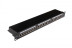 WRline WR-PL-24-C5E-SH-D Patch Panel 19" (1U), 24 RJ-45 ports fully Shielded, Category 5e, Dual IDC, Color Black