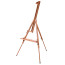 Easel field tripod with crown. Gamma "Moscow palette" 96*96*196cm for canvas 120cm, beech lacquer