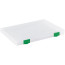 Document folder STAMM A4, 230*305*23mm, plastic, transparent, green latches