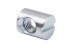 Nut barrel M6*10*13 asymmetrical white zinc (pack/1 thousand pieces) AKS