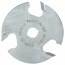 Flat groove milling cutter 8 mm, D1 50.8 mm, L 2.5 mm, G 8 mm