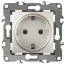 Розетка ЭРА Серия 12 12-2001-15 2P+E Schuko 16A-250В IP20 без м.лапок перламутр