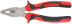 Trend combination pliers, two-tone rubberized handles, 180 mm chrome-nickel coating