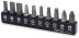 1/4" 10 Pieces Bit Set TOPTUL GAAV1001