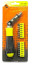 Reversible swivel screwdriver with 1/4" inserts, 15 items