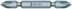 851/23 PH double-sided bits, 1/4" shank, PH 2 x 45 mm