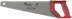 Wood hacksaw, medium tempered tooth 7 TPI, 2D sharpening, plastic handle 400 mm