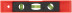 The Torpedo level is plastic, 3 eyes, magnetic 225 mm