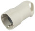 ERA R3 cable socket with 16A grounding with ring indirect input white