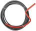 Plumbing cable for cleaning pipes 5 m x 6.0 mm