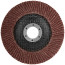 Круг лепестковый торцевой плоский 125 мм, P 24