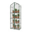 Greenhouse greenhouse on the windowsill Geoplastboard 59x39x160 cm 4 shelves color green