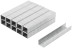 Stapler staples, hardened rectangular 10.6 mm x 1.2 mm (wide type 140) 8 mm, 1000 pcs.