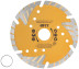 Universal diamond cutting disc with protective sectors (dry and wet cutting) 125x1.9x7x22.2 mm