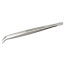 Stainless steel tweezers/antimagn/150mm/curved tips