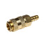 Pneumatic quick release ER-BSE1-4SH:with valve "herringbone" 10mm (brass) EUREKA /1/10