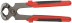 Клещи строительные "Стандарт", пластиковые красно-черные ручки 200 мм