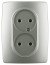 Розетка ЭРА Серия 12 12-2107-15 двойная без заземления 2X2P 16A-250В IP20 перламутр
