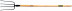 Hay pitchfork with wooden handle 1400 mm VSCH6