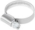 Хомут обжимной накатной, ширина 9 мм, нерж.сталь 16-32 мм