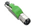PLUE-8P8C-S-C6A-SH-GN Field termination connector RJ-45 (8P8C) for twisted pair, for single-core cable, toolless, category 6A, shielded, winding shank, green, IDC