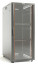 TTB-3788-AS-RAL7035 Шкаф напольный 19-дюймовый, 37U, 1833х800х800 мм (ВхШхГ), передняя дверь стеклянная, задняя дверь сплошная, ручка с замком, 2 вертикальных кабельных организатора, цвет серый (RAL 7035) (разобранный)