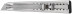 Technical knife "Techno" 18 mm, metal.body, metal.The retainer