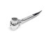Colic socket wrench ratchet 19x22 chrome HORTZ